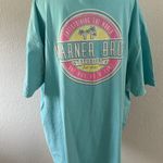 Warner Brothers Warner Bros Studios Entertaining The World Turquoise Graphic Tee Size 2XL Photo 1