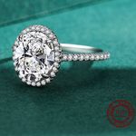 Sterling Silver SIZE 7 925 Round Sparkling AAAAA CZ Ring Photo 2