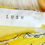 Lush Clothing Lush | Womens Yellow Floral Sleeveless Blouse (sm) H100 Photo 5