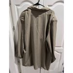 Boohoo Plus Size 24 US 20 Oversized Blazer Dress Khaki Double Breasted Jacket Photo 3