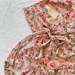 NWT Small BTFBM One Shoulder Ruffle Sun Dress Floral Baby Pink Belt Beach Boho Photo 7