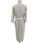 Christian Dior ‎ Vintage Robe Super Soft Velvet Monogram Logo Cream Ivory Small Photo 10