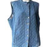 Quacker Factory Dream Jeannes by Quaker Factory Quilted Vest, Sz 2X Photo 2