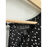 Trixx Dress Women XL Black Flare Polka Dot Whimsigoth Retro Babydoll Mini Skater Photo 6