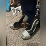 Fendi Tri Color Peep Toe Pumps Photo 12