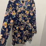 Venus New  Floral Boho Festival Floral Romper Size 8 NWT Long Sleeve Tie Waist Photo 8