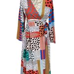 SheIn Womens Dress Sz Small Maxi Wrap Polka Dots Retro Y2k 90s 70's Inspired Photo 0