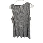 cupio  Gray Textured Knit Sleeveless Top | Women’s Large Photo 2