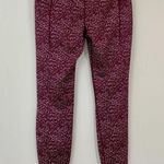 All In Motion Women's Athletic Legging Maroon Print Size Small EUC Photo 6
