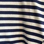 Nanette Lepore  Swim Women’s Navy Blue and Ivory Striped Beach Cover-up - Size S Photo 4