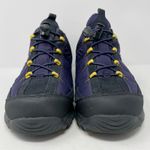 Lands' End  Blue Purple Suede Quilted Walking Hiking Sneakers Womens 9 Photo 2