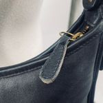 Coach Vintage Andrea Slim Hobo Shoulder Bag Zip Top 9073 Black Gold Womens Photo 6