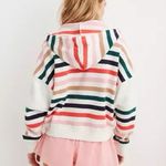 Aerie  Restart Quarter Zip Striped Cozy Soft Hoodie Photo 1