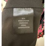 Hutch Tisha Ruched Maxi Dress Black Floral Multi Size 10 NWT Tiered Skirt w Slit Photo 15