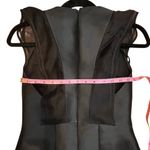 Sachin + Babi Structured Black Evening Gown 6 Ruffle cap sleeve Black Tie Formal Photo 14