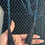 AMENAPIH Elegant Blue Velvet Dress Size 1 Photo 4