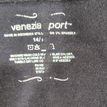 Venezia Sport Black Cropped Open Hoodie sz 14/16 Photo 2