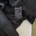 Mustard Seed  Black Satin Wrap Skort Dress Photo 7