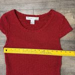 Vintage Red White Preppy Nautical Rope Belted Tunic Sweater East Coast Sz Large Photo 5