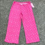 Jenni Cropped Pajama Pants Pink Size XS Photo 0