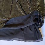 Stella McCartney black sequined long-sleeve fully-lined form-fitting dress Photo 5