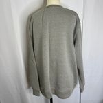 Bonnie Evans Gray Floral Embroidered Button Sweatshirt Women’s 2X Cozy Casual Photo 2