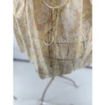 See By Chloe  yellow Floral Print blouse Silk Blend Short Sleeve Boho Size 42 Photo 9