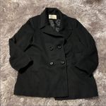 Fleurette Double Breasted Peacoat Black Size 14 Photo 1