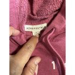 Aeropostale Pink/White Hoodie Sweatshirt Size XL Long Sleeve Logo Graphic Pocket Photo 5