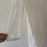 La Blanca Waverly Covers Crochet V-Neck Tunic Cover Up - Ivory,Size Medium, $129 Photo 9