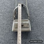 Beijo Mini Purse Metallic Convertible Shoulder Cross Body or Wallet Silver Photo 5