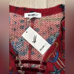 William Rast  Floral Red Long Sleeve Top♥️ Photo 2