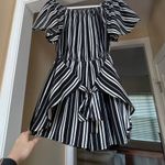These Three Black And White Romper Photo 2
