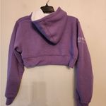 Doux bisou madeline Renee purple cropped hoodie size xs Photo 2