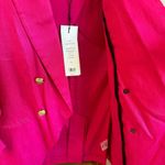 Veronica Beard  Hirsh Dickey Jacket Blazer Fuchsia Pink Linen Sz2 Photo 7