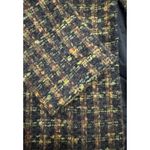 Vintage Austin Reed Women’s Plaid Wool Black Green Rust Trench Jacket Coat Sz 12 Photo 4