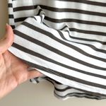 Green Envelope Grey and White Striped Short Sleeve T Photo 5