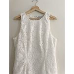 Kay Unger Maurena White Floral Lace Floral High Neck Gown Size 14 Photo 3