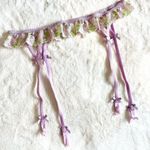 For Love & Lemons NWOT Lilac Rose Lace Hook Garter Belt - Large Photo 1