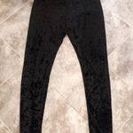 Adam Levine 🆕  velour solid black stretchy leggings size large pull on Photo 3