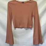 BDG Urban Outfitters Crop Top with Bell Sleeves Photo 0