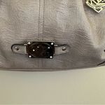 Kathy Van Zeeland  purse blush pink with metallic silver gray finish Photo 1