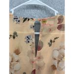 V Cristina Women's Dress Pink Floral Bell Sleeve Size Small Flutter A Line Photo 3