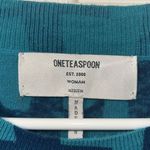 One Teaspoon Blue Long sleeve Printed Oversized Sweater(Size Medium) Photo 7