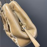 Coach  25638 Madison Madeline White and Gold Canvas Shoulder Bag Photo 5