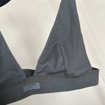 SKIMS  Cotton Rib‎ Plunge Bralette Juniper Size 3X green Photo 2