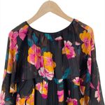Joie NWT  Kriston Silk Floral Print Mini Dress in Black Size Medium Photo 6