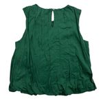 Madewell NWT Women's Sleeveless Crewneck Bubble Top Summit Green Size S Photo 6