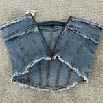 Urban Outfitters UO Ecote Kate Denim Tube Top Light Wash Blue NWT Small Photo 7
