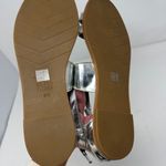 Eileen Fisher Cici Sandals Silver Mirror Metallic Leather Womens Size 8.5 Photo 6